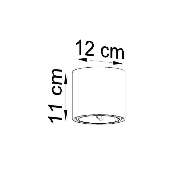 Tiube | Ceiling lamp | White