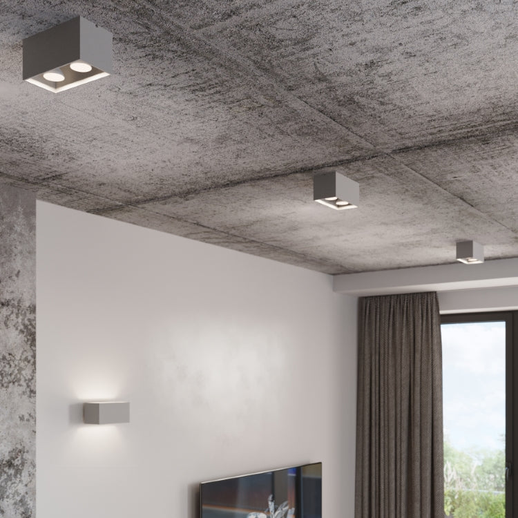 Quad Maxi | Wall lamp | Black