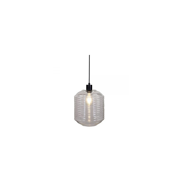 Single Clear Glass | Pendant Lamp | 25 Cm